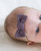 Cotton Dainty Bow - Mauve