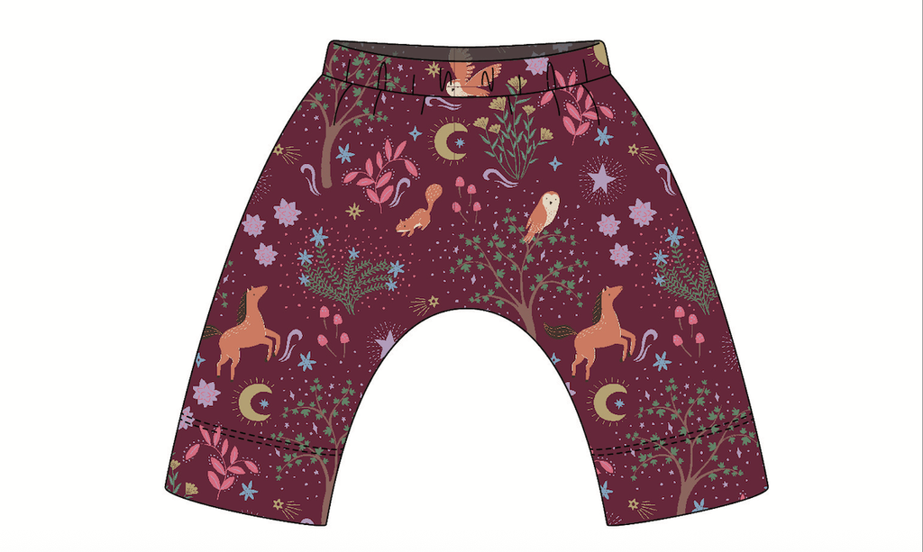 Bamboo Blend Layette Pant - Woodland Dreams