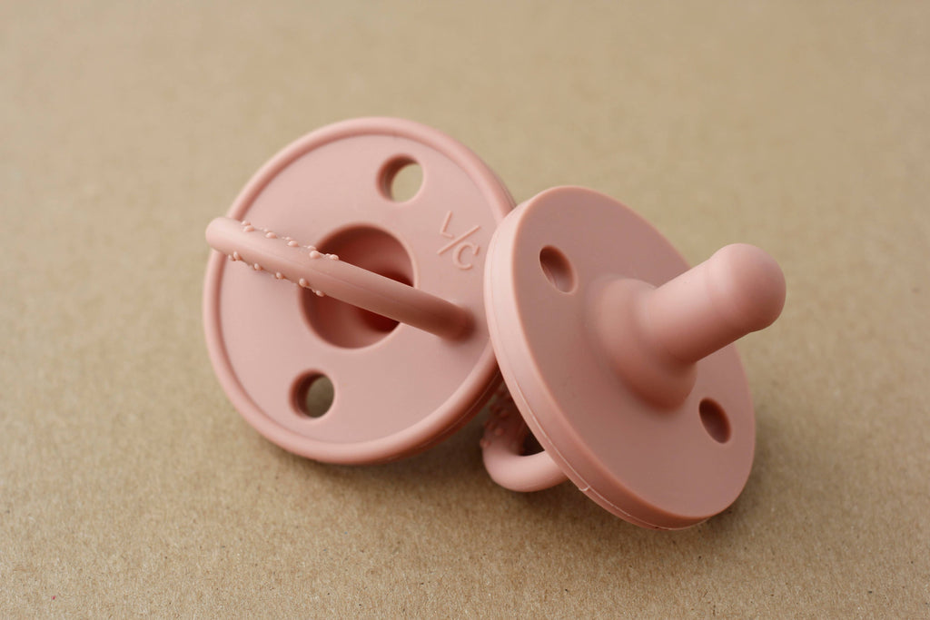 Silicone Pacifier - Rose
