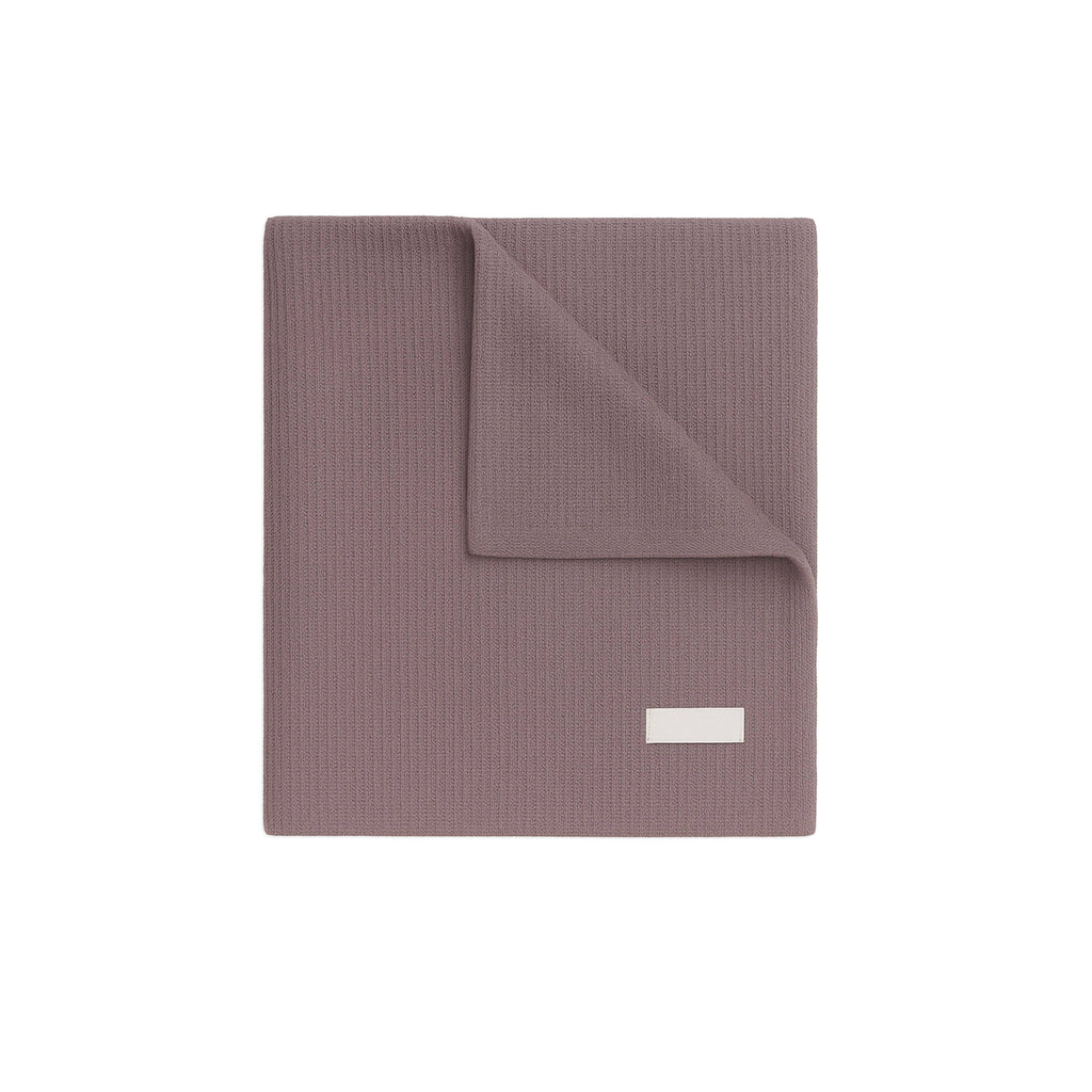 Waffle Knit Baby Blanket - Purple
