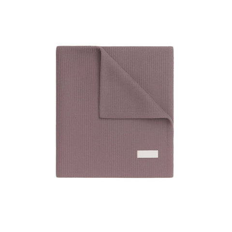 Waffle Knit Baby Blanket - Purple