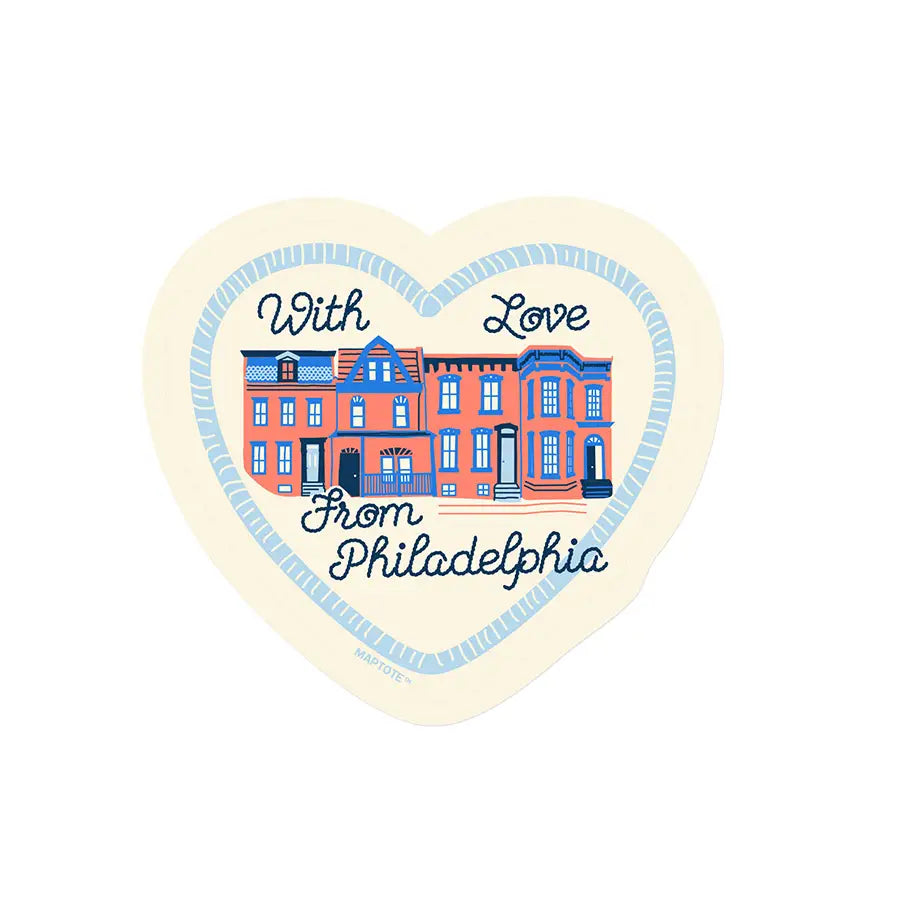 With Love From Philadelphia Sticker