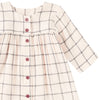 Muslin Long Sleeve Button Front Dress - Cabin Plaid
