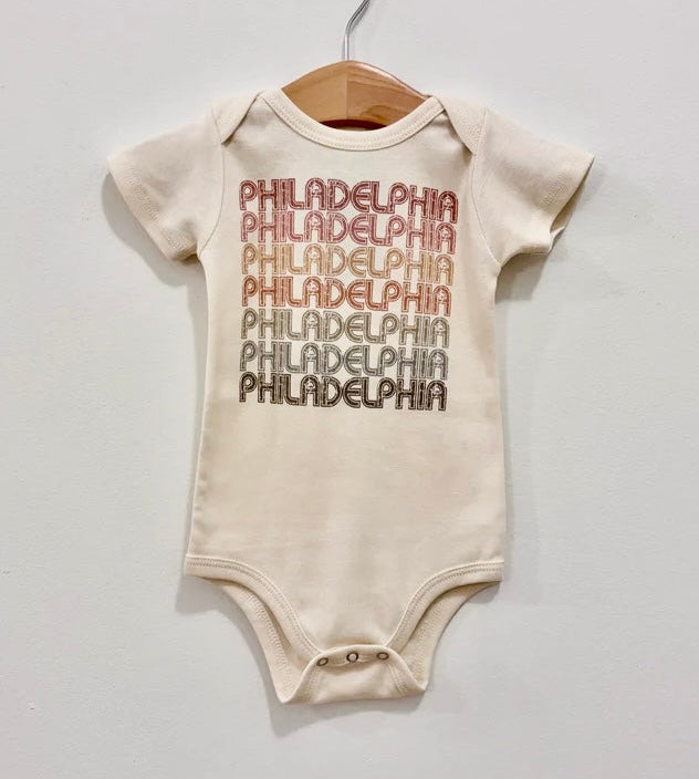 Retro Repeat Philadelphia Onesie