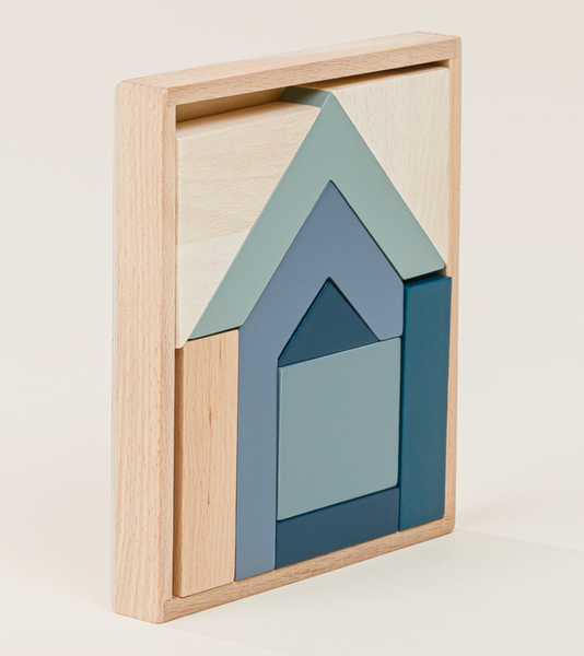 Wooden House Puzzle