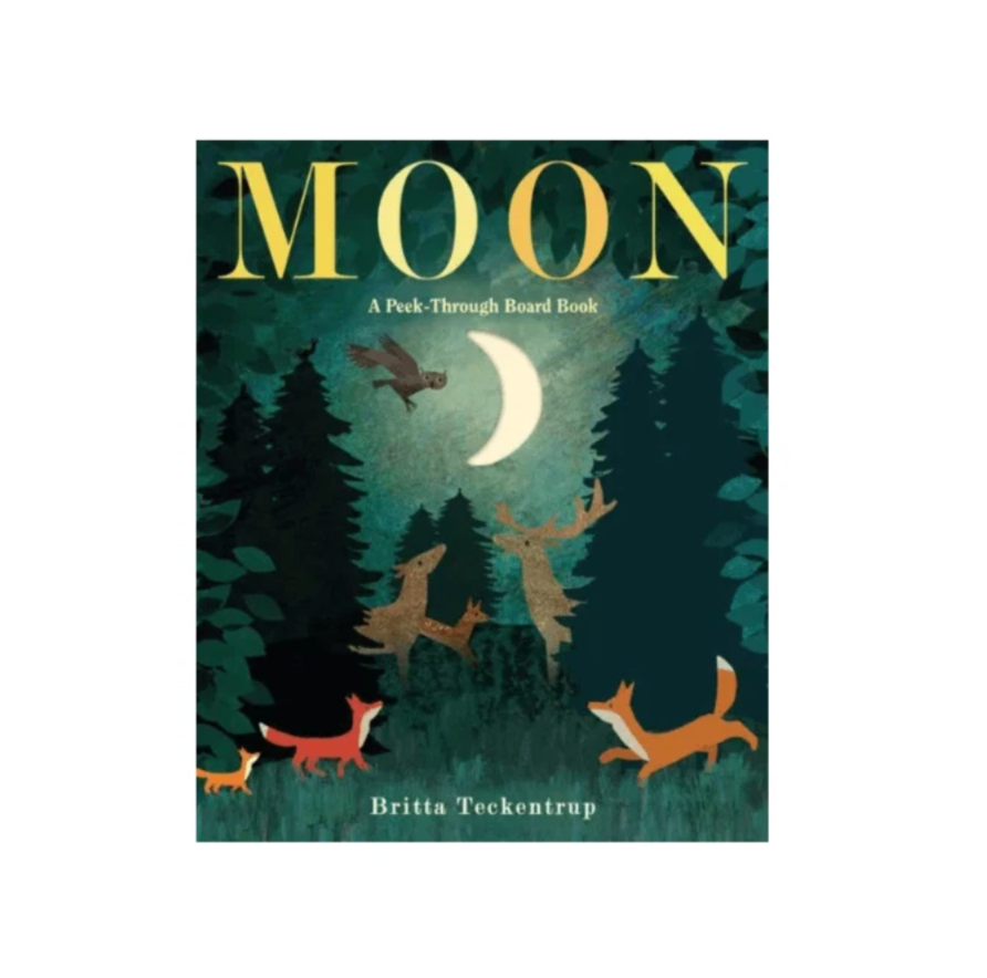 Moon: A Peek-Through Picture Book by Britta Teckentrup