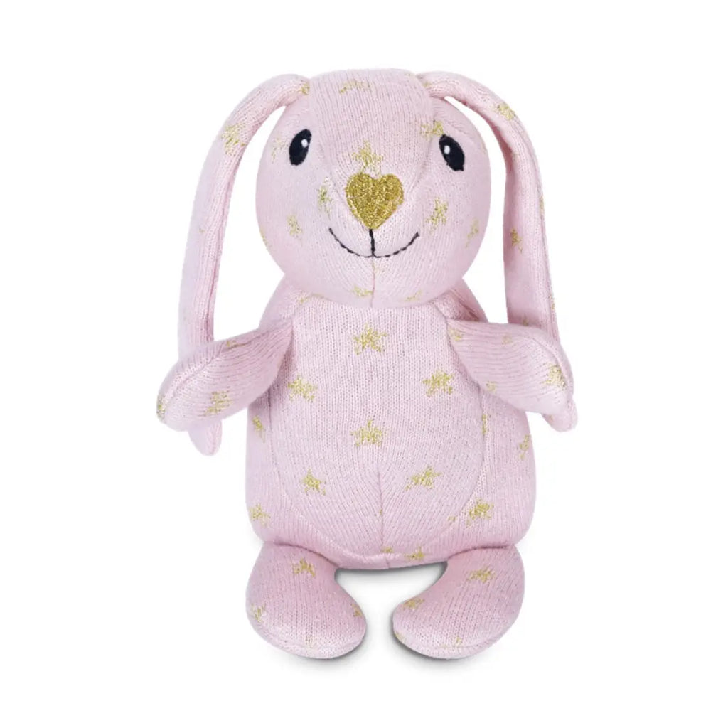 Knit Patterned Bunny Plush - Sparkle