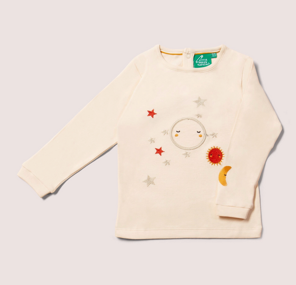 Over the Moon Applique Long Sleeve T-Shirt