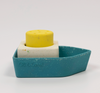 Upcycled Boat Blue/Yellow