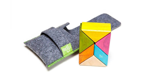Original Pocket Pouch Magnetic Wooden Blocks: Sunset