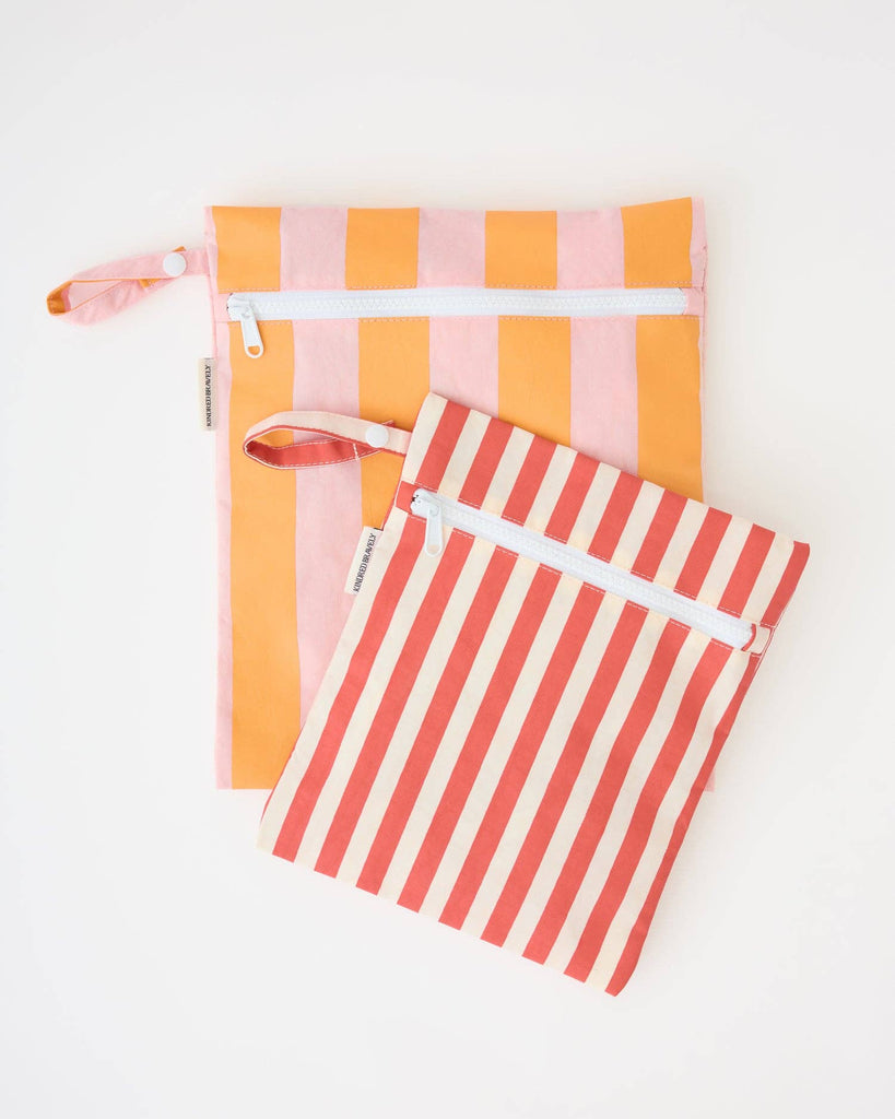 Pink & Red Striped Wet/Dry Bag (2 sizes sold separately)