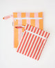 Pink & Red Striped Wet/Dry Bag (2 sizes sold separately)