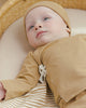 Wrap Top + Footed Pant Set Honey