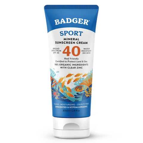 Mineral Sunscreen SPF 40, Zinc Oxide Sun Care