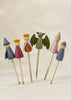 Set of 6 Wooden Puppets 