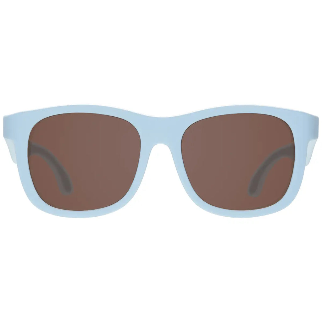 Baby Blue w/ Amber Lens Navigator Sunglasses