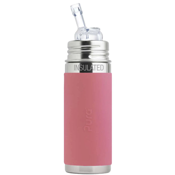 9oz Insulated Straw Bottle (Rose)