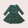 Woodland Walk Long Sleeve Spinny Dress