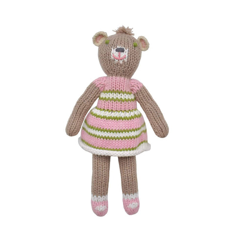 School Book Girl Bear Rattle