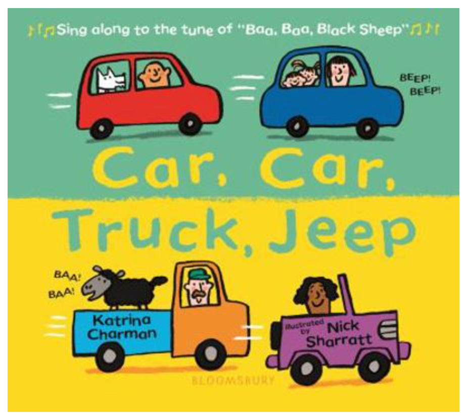 Car, Car, Truck, Jeep by Katrina Charman