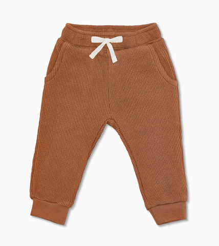 Waffle Joggers - Caramel