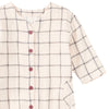Muslin Patch Pocket Romper - Cabin Plaid