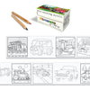 Mini Coloring Scroll - 16ft | Vehicles