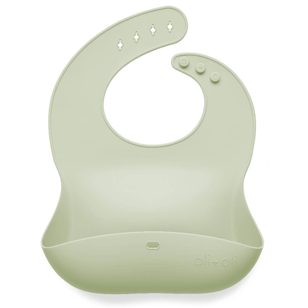 Silicone Bib - Light Sage