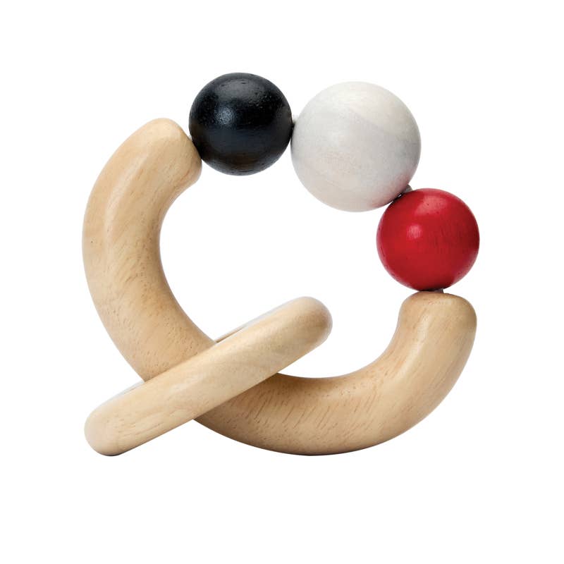 Beads Rattle - High Contrast