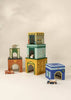 Set of 6 Oversized Stacking Boxes - The Buildings