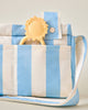 Stroller Party™ Caddy Bag: Blue Wide Stripe