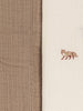 Fox + Taupe - Muslin Burp Cloths (2 Pack)