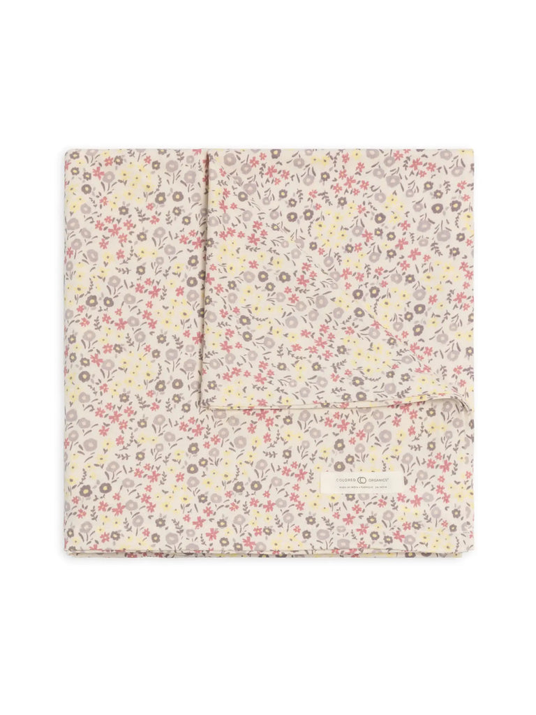 Organic Baby Swaddle Blanket - Giada Floral / Lilla