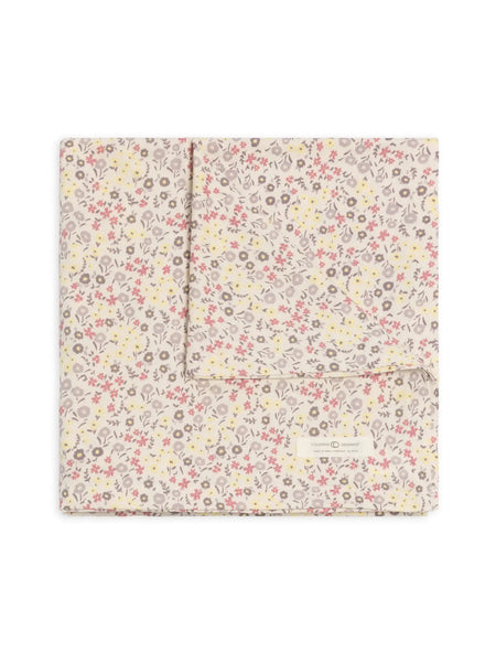 Organic Baby Swaddle Blanket - Giada Floral / Lilla