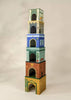 Set of 6 Oversized Stacking Boxes - The Buildings