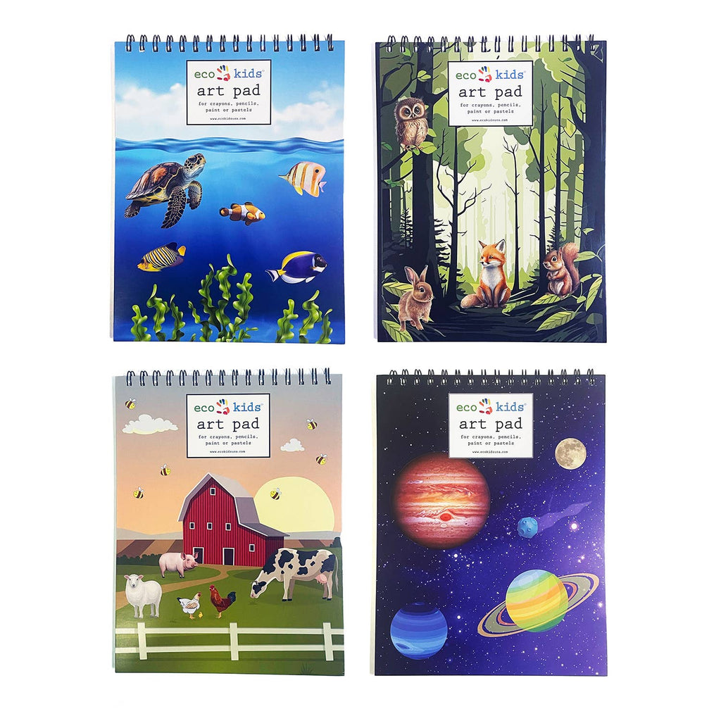 Themed Art Pads - 12ct - 8.5x11 in - 50 Pages, Spiral Bound