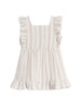 Jane Muslin Dress - Enzo Stripe / Beige