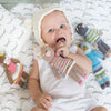 School Book Girl Bear Rattle