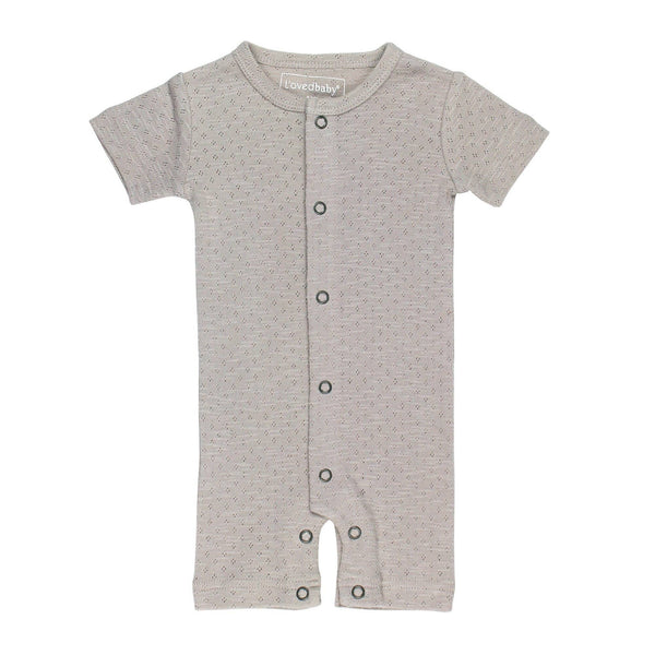 Cloud | Organic Pointelle S/Sleeve Romper