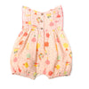 Veggie Ruffle & Flutter Baby Short Romper (Organic Muslin)