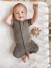 Feather | Organic Pointelle S/Sleeve Romper
