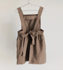 Pinafore Apron Dress - Fawn