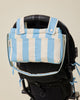 Stroller Party™ Caddy Bag: Blue Wide Stripe