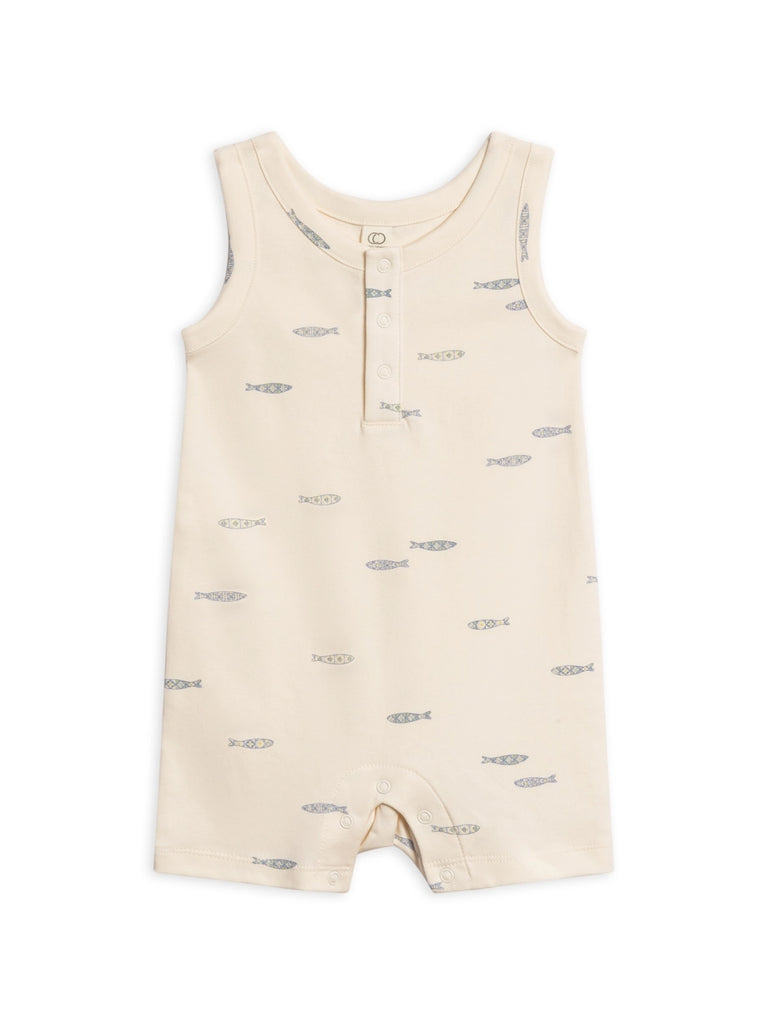 Nile Romper - Fish