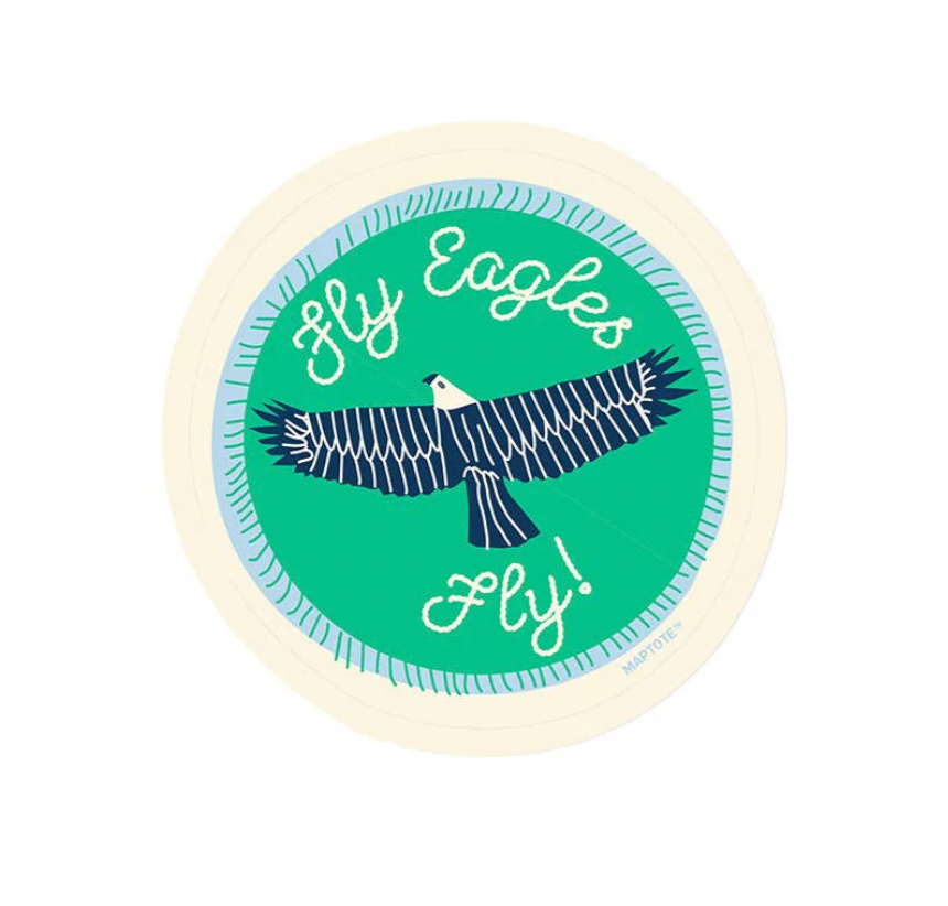 Fly Eagles Fly Sticker
