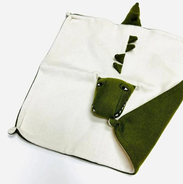 Organic Lovey Cuddle Cloth - Gator
