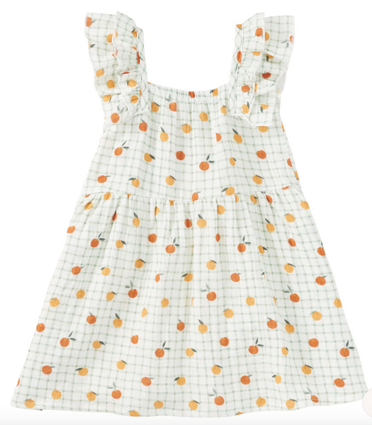 Muslin Flutter Strap Sundress - Gingham Grove