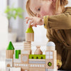 28 Piece Wooden Building Blocks