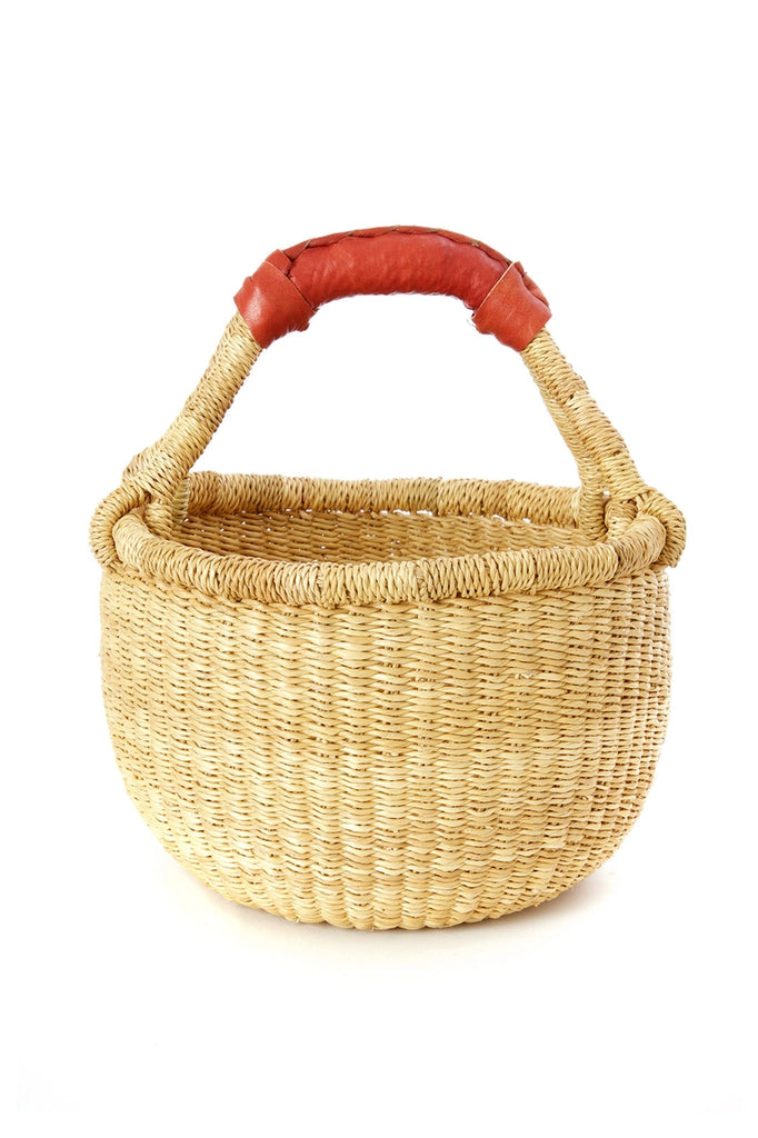 Small Market Basket (Natural Bolga Basket)