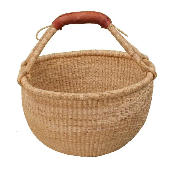 Medium Market Basket (Natural Bolga Basket)
